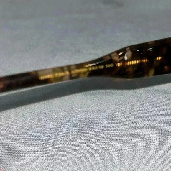 EUC Marc Jacobs Eyewear Tortoise Shell Color All Over‎ Logo squared cat Eye Cut - Picture 13 of 14